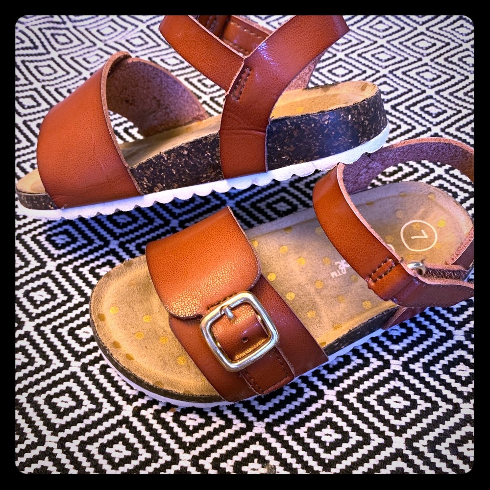 Cognac sandal
